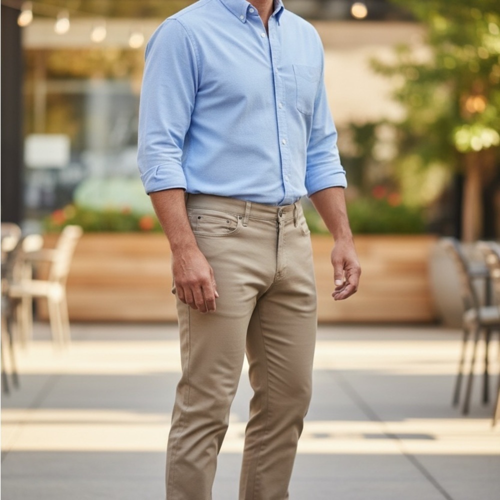 Izod Men's Khaki Chinos